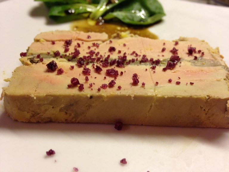 Terrine de foie gras aux cèpes