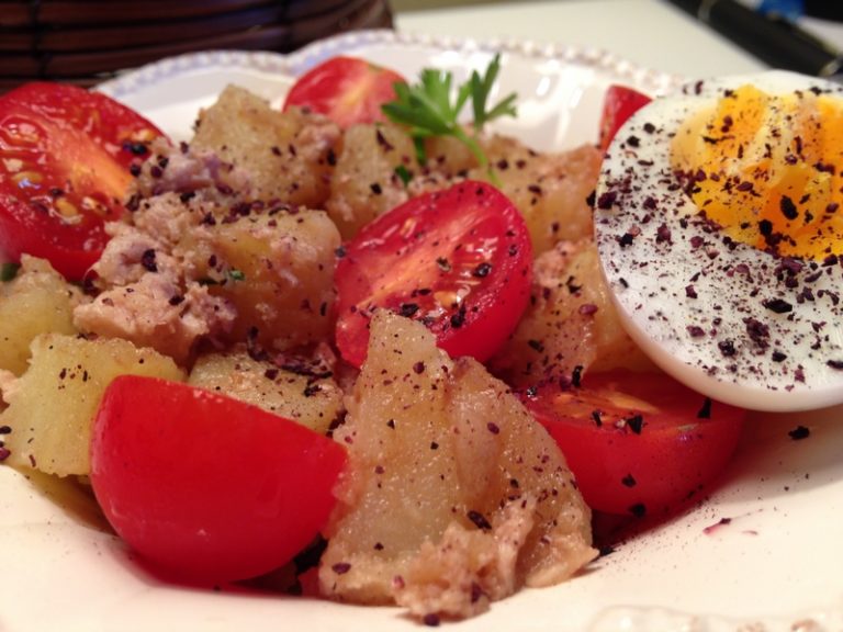 Salade de pommes de terre au thon