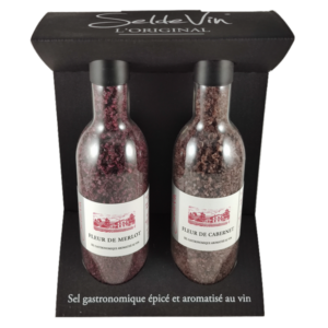 Fleur de Merlot® & Fleur de Cabernet®, coffret de 2 bouteilles de 160g